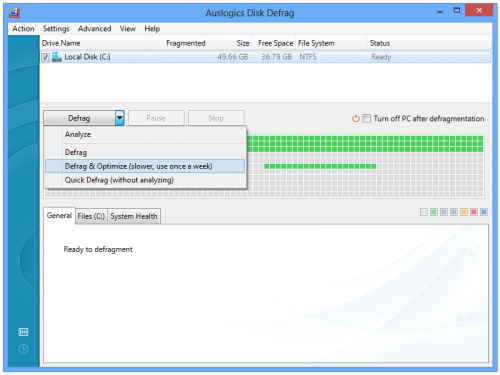 Auslogics Disk Defrag (โปรแกรม Defragment จัดเรียงไฟล์ เรียงข้อมูลบน HDD) 11.0.0.4