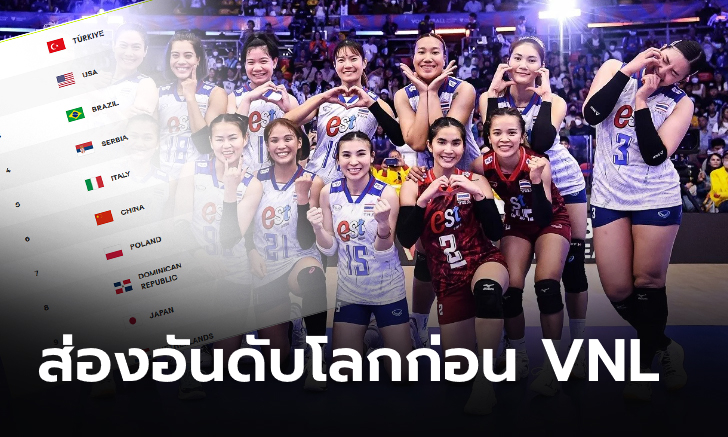ส่องอันดับโลกวอลเลย์บอลหญิงไทย , โปรแกรมแข่งเนชั่นส์ลีก 2024 แข่งตอนไหน?